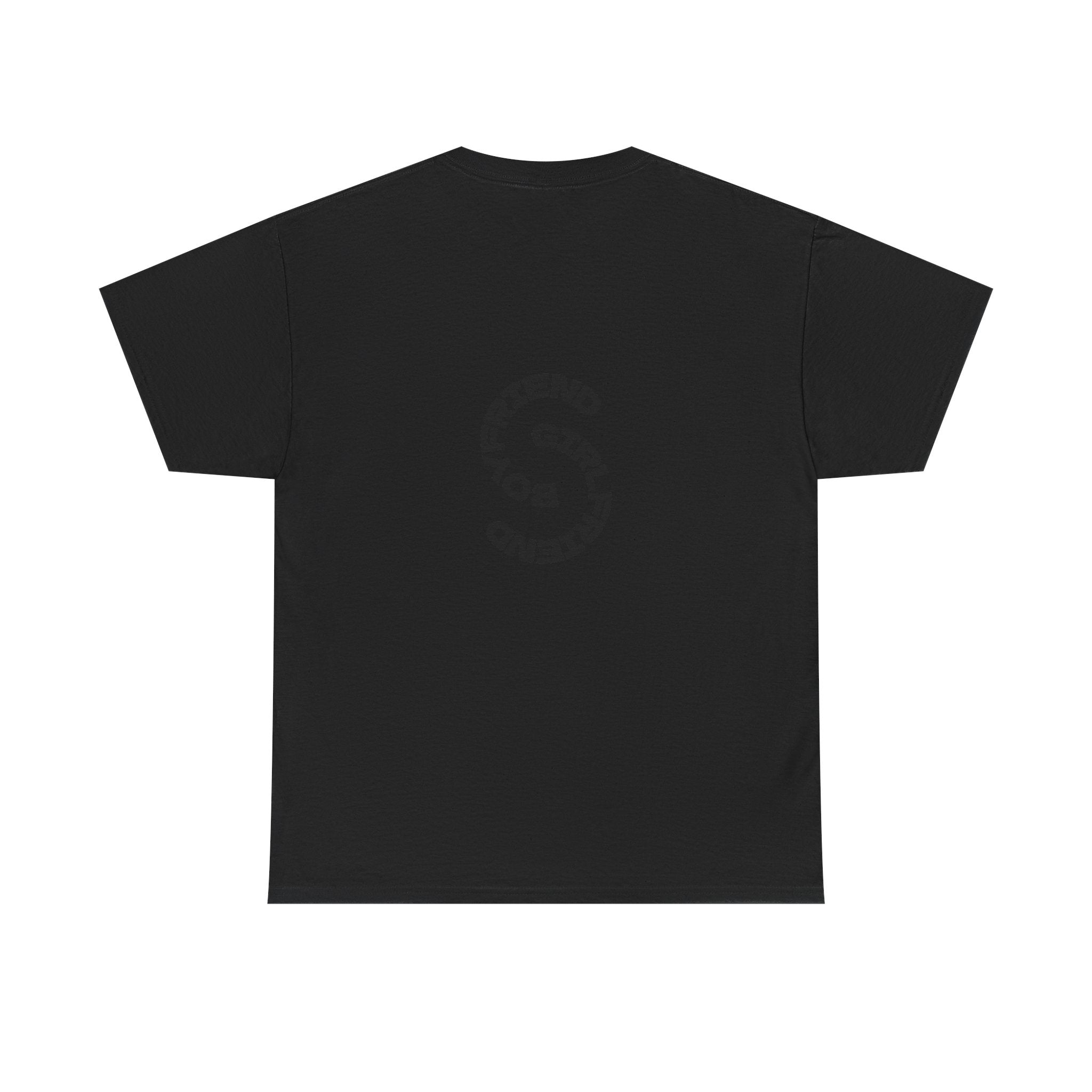 Girlfriend Boyfriend Circle Tee — Minimal Couple Graphic T-Shirt